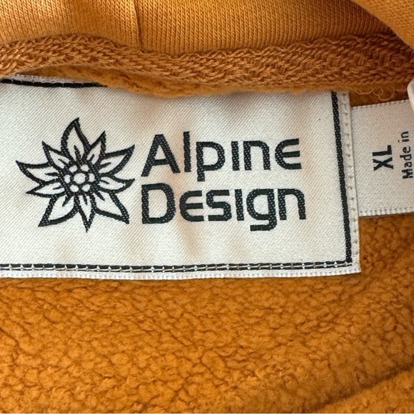 Alpine Design Hoodie Golden Honey Gorpcore Streetwear Sizes, S, XL, XXL NWT - Picture 5 of 9